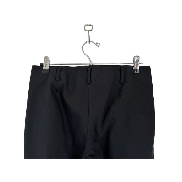 THEORY Black Pants Trousers Cotton Blend Site Pockets Size 4 - Picture 4 of 6